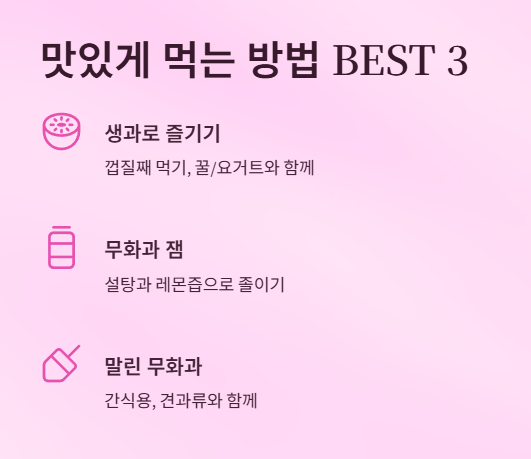 무화과 맛있게 먹는 방법