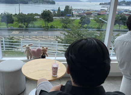 사천 바다가 보이는 카페