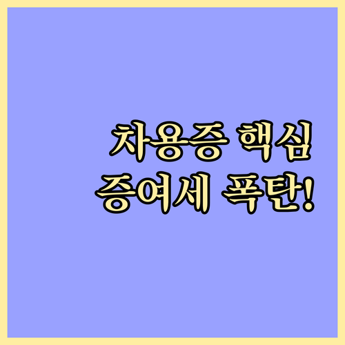 차용증 형식과 실질 일치만이 증여세 ..
