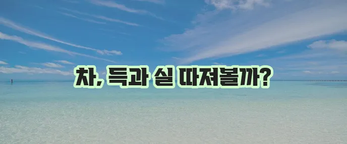 신차대출 vs. 중고차대출: 어떤 것이 더 유리한가요?