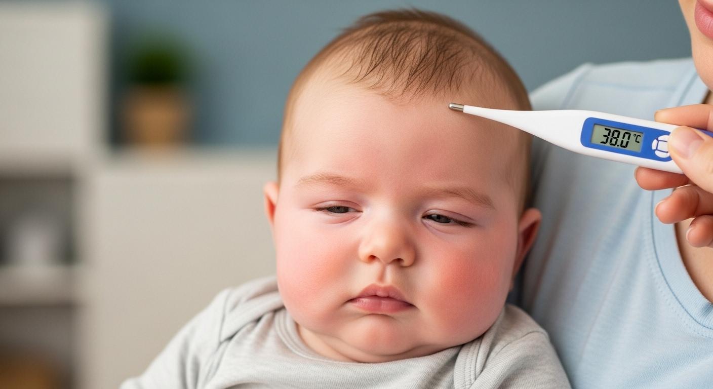 10개월 아기 열 38도