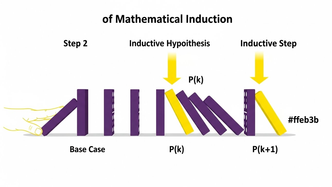 100% 확실한 증명! 수학적 귀납법의 3단계 도미노 원리 완벽 해설