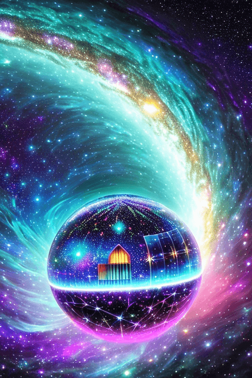 Playground AI로 생성한 그림(1) - 은하수