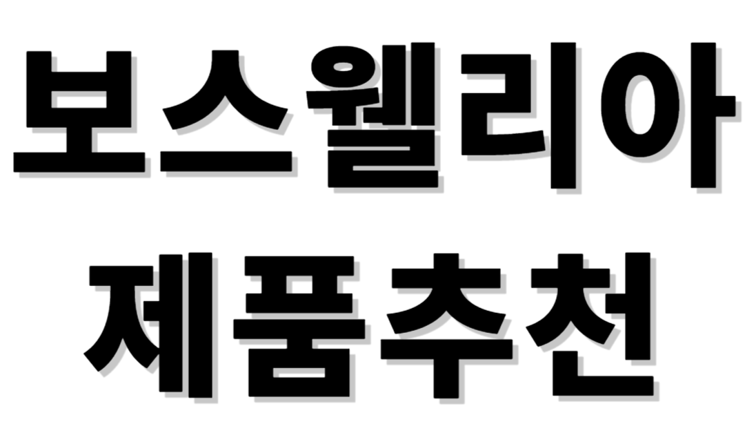 보스웰리아 제품추천