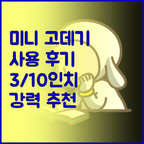 작은 사이즈 플랫 아이언? 3/10인