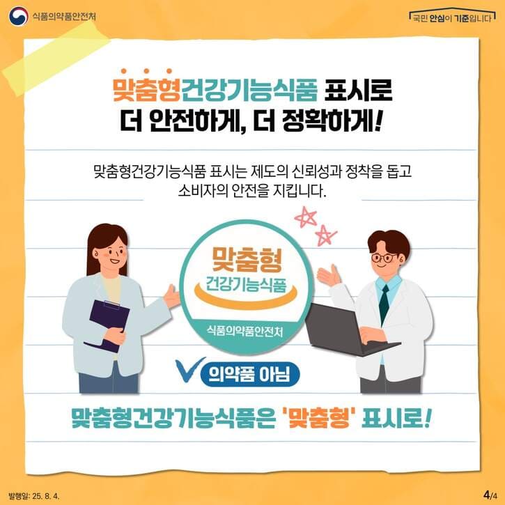 2025년 건강관리 트렌드: 맞춤형 건강기능식품 시대 개막