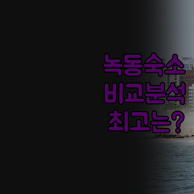 고흥 녹동 숙소 비교 소풍무인텔 BM..