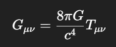 일반 상대성 이론 수식