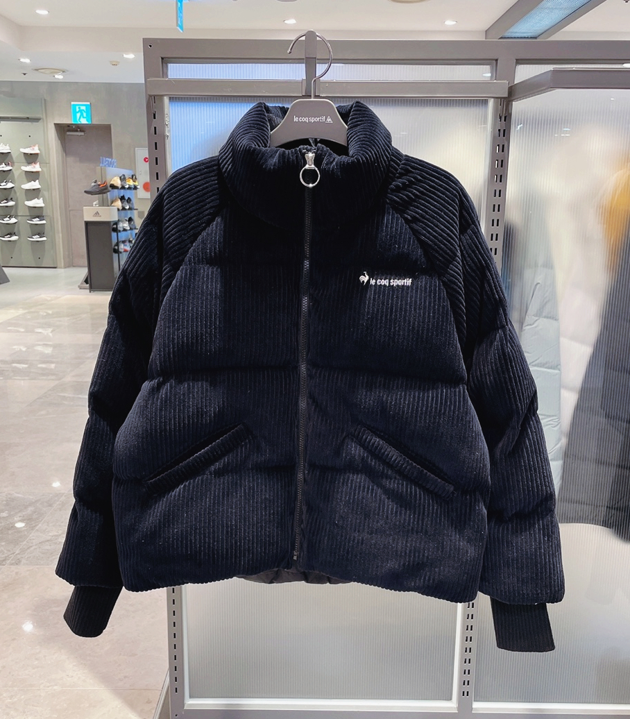 르꼬끄 여성용 코듀로이 푸퍼 다운 숏패딩 QN422ODJN1