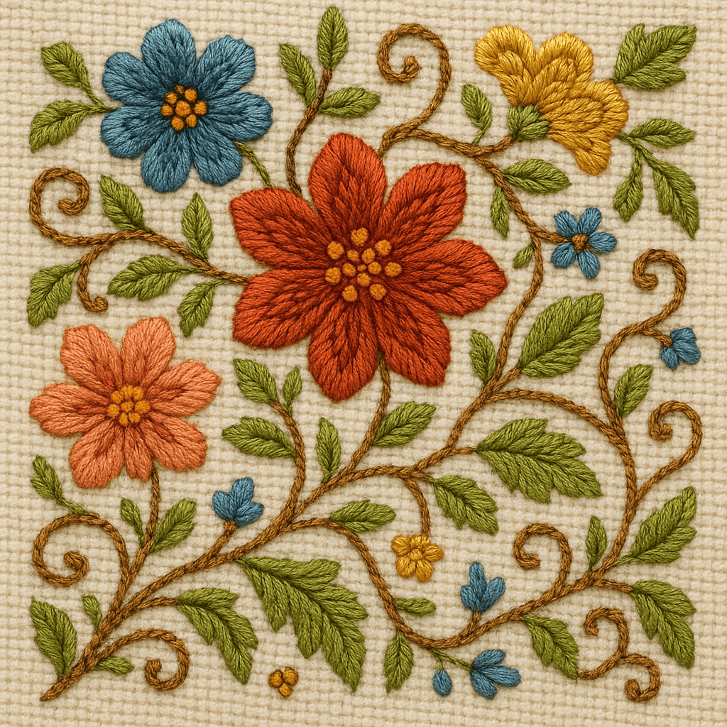 디지털 자수 사진