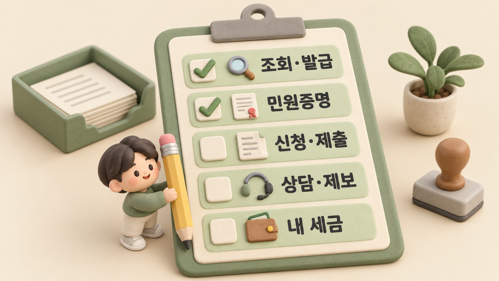 앱에서 되는 일 체크리스트