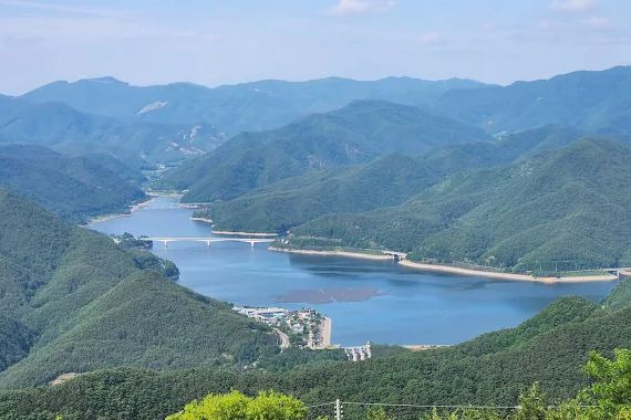 군위화산산성전망대