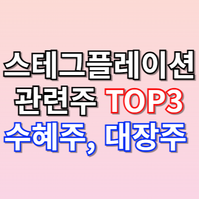 스테그플레이션 관련주 TOP3, 수혜주, 대장주 👉불황 속에도 오르는 종목, 딱 3개만 기억하세요!