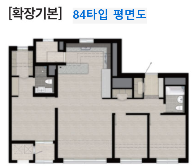 용인 둔전역 에피트 평면도