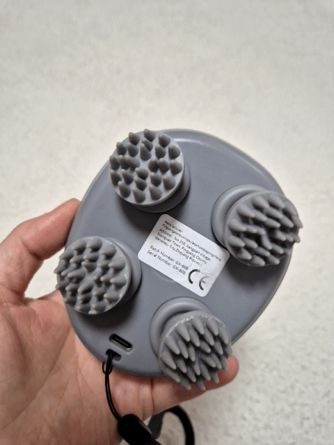 휴대용 손잡이형 충전식 두피 마사지기