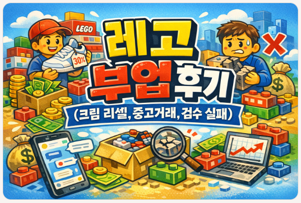 레고 부업 후기 (크림 리셀, 중고거래, 검수 실패)
