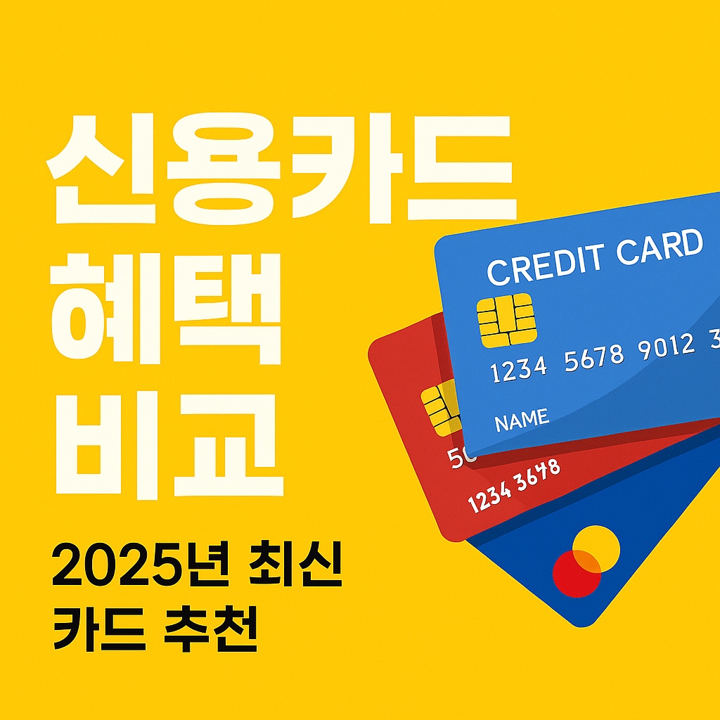 신용카드 혜택 비교