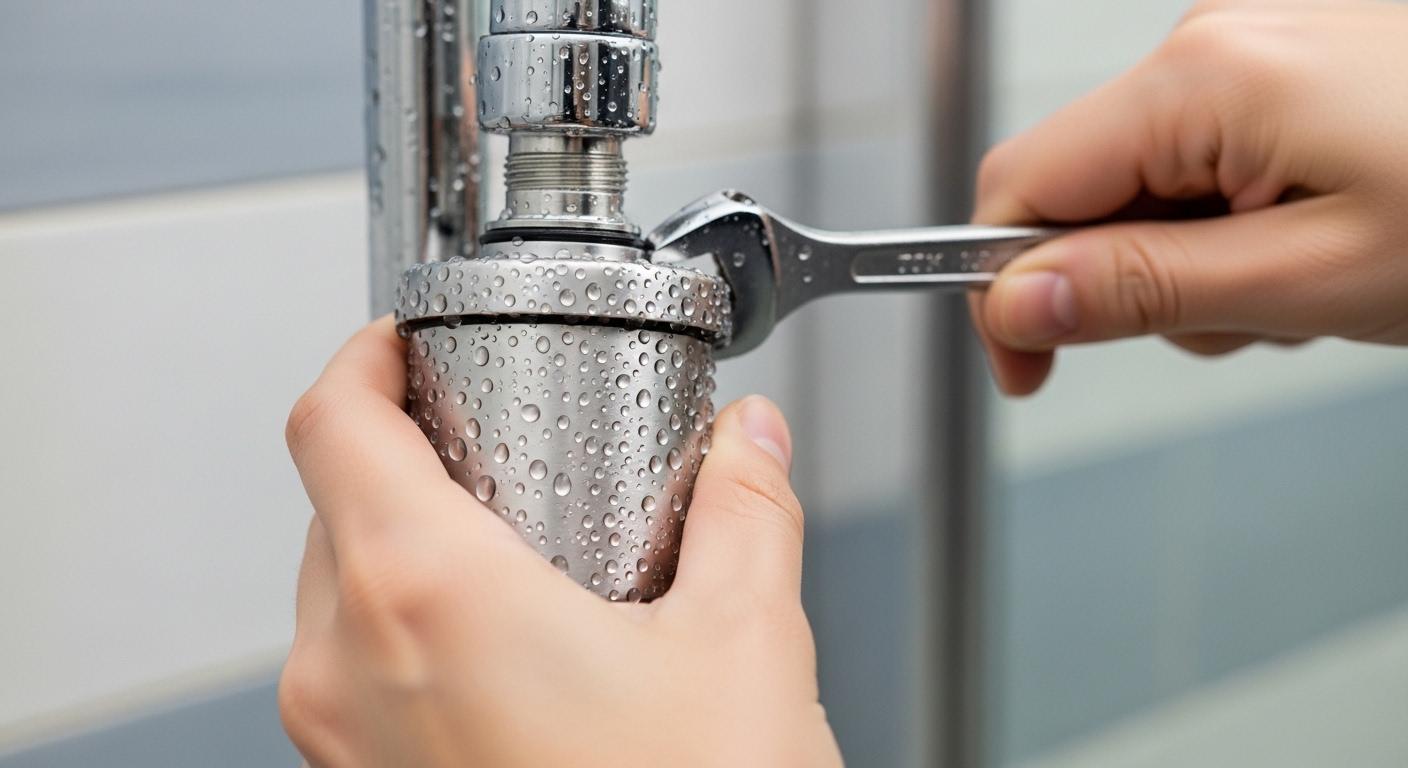 약한 수압 샤워기 필터 문제 해결