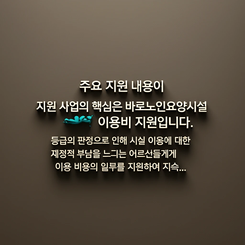 놓치면 후회할 2025 등급외 노인요..