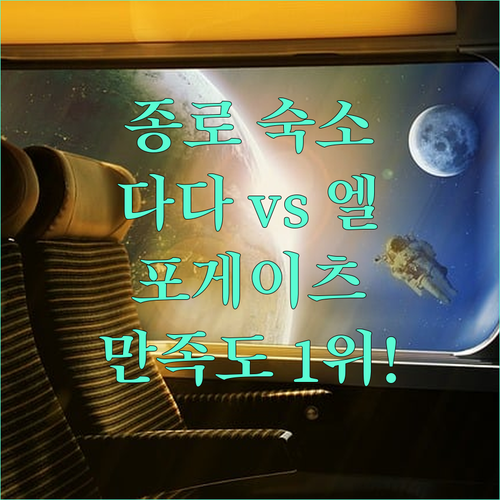 종로 여행 숙소 고민 끝 포게이츠 호..