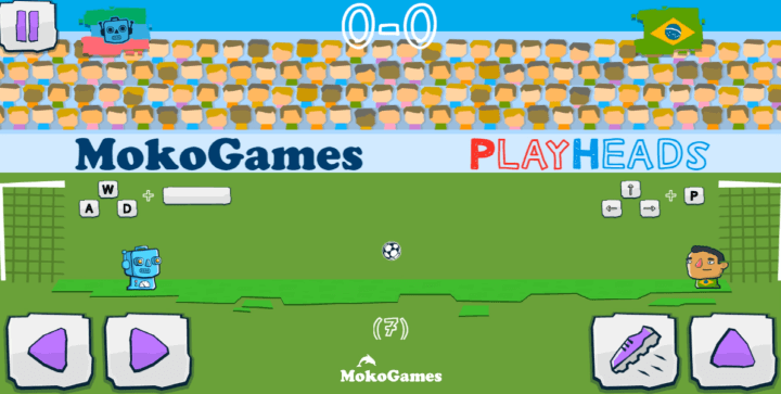 헤드사커-플래시게임-시작-화면