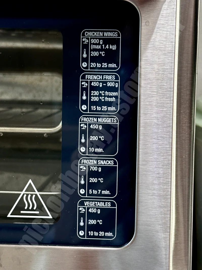 쿠진아트-에어프라이어-문에-적힌-레시피