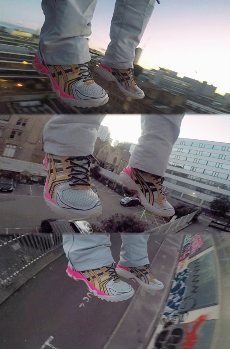 아식스 키코 파트너쉽 젤카야노14 UB1-S 피드몬트 그레이 사이즈 선택 팁 후기 리뷰7