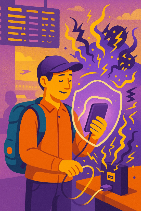 공항 무료 USB 충전