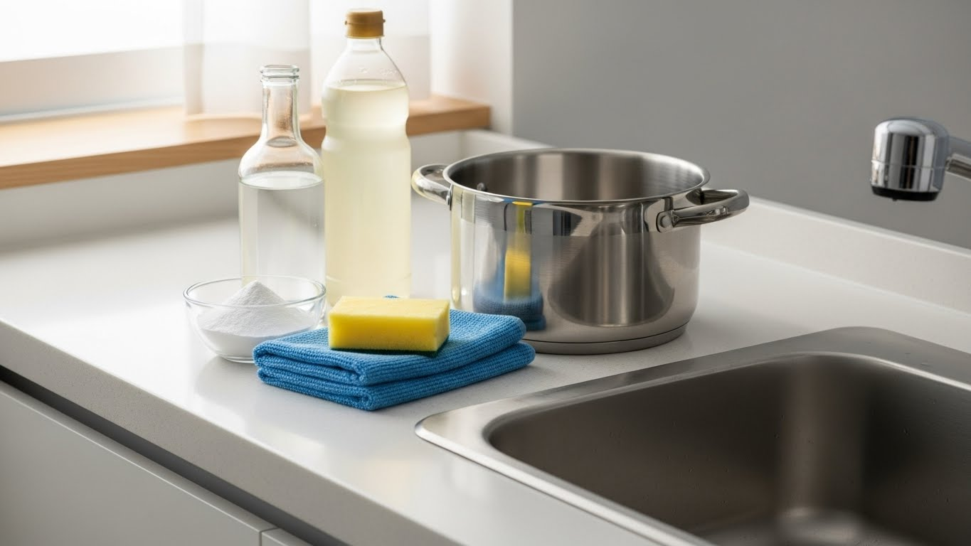 스테인리스 연마제 제거