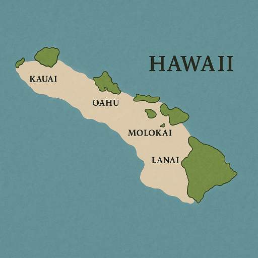 하와이 위치 지도 &ndash; 정확한 위치와 한글 지도로 보기
