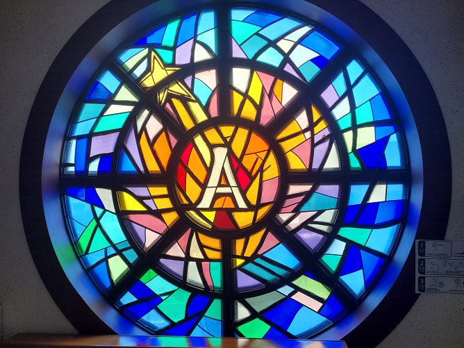 수원 칠보성당 스테인드글라스