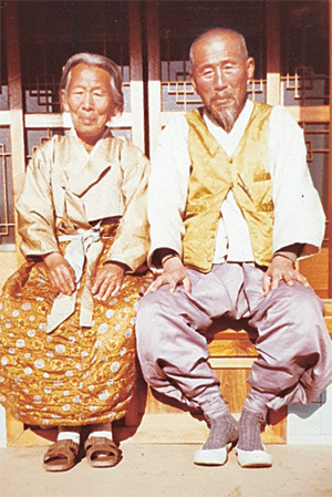 할아버지, 할머니 사진