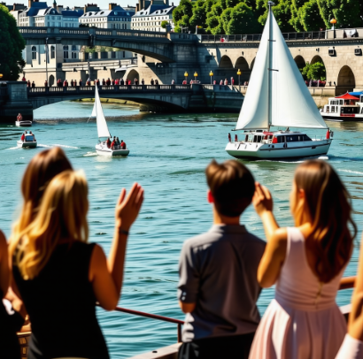 파리올림픽 개막식 예시 이미지