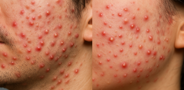 피부 모낭염 원인 분석 관련 사진