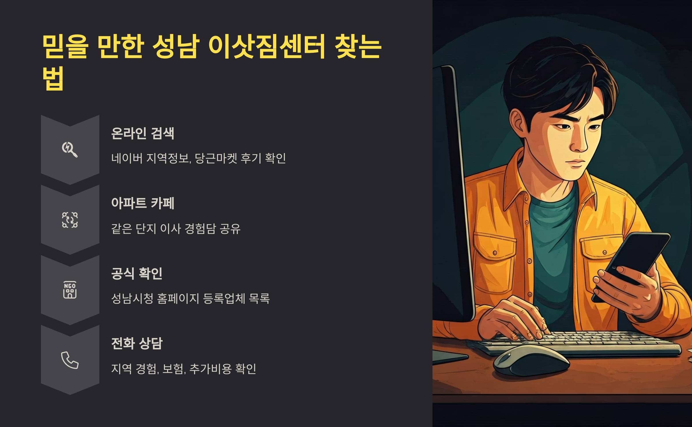 성남 이삿짐센터 업체 찾기