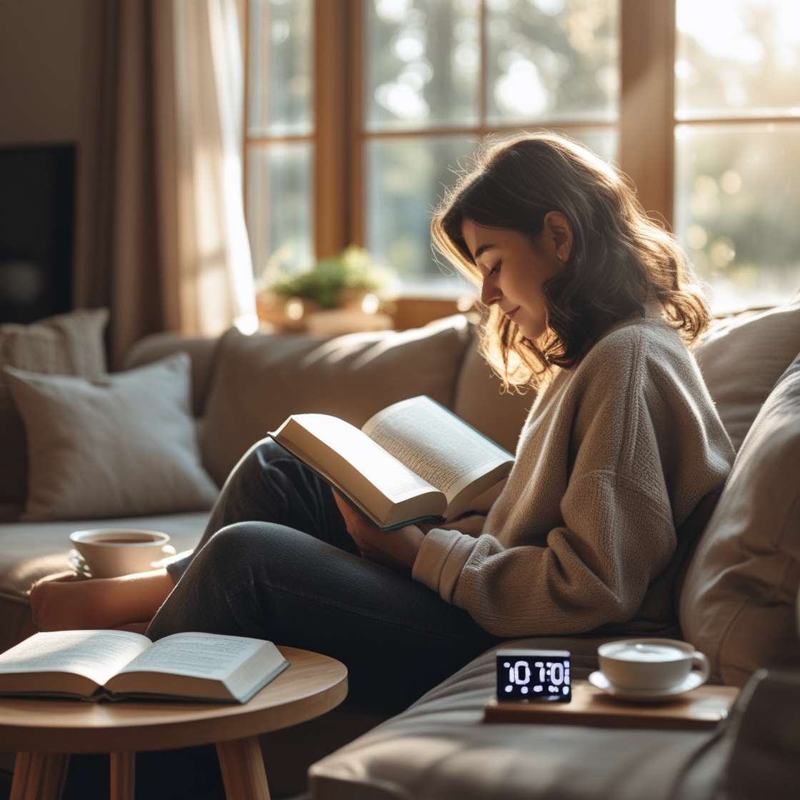하루 30분간 독서하는 습관을 만들어낸 여성