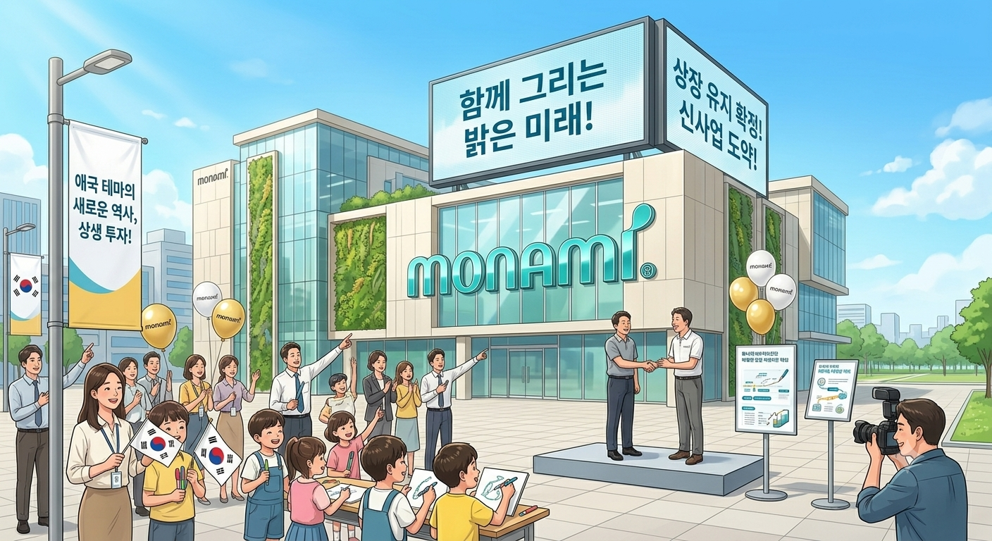 모나미 애국테마주