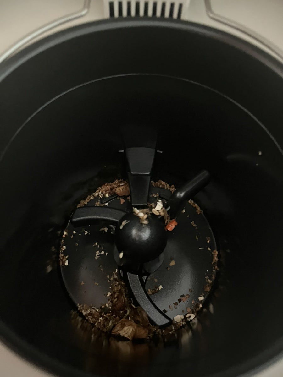 음식물 처리기 사용 후