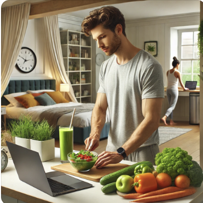 프리랜서 건강, 식습관, 수면 루틴