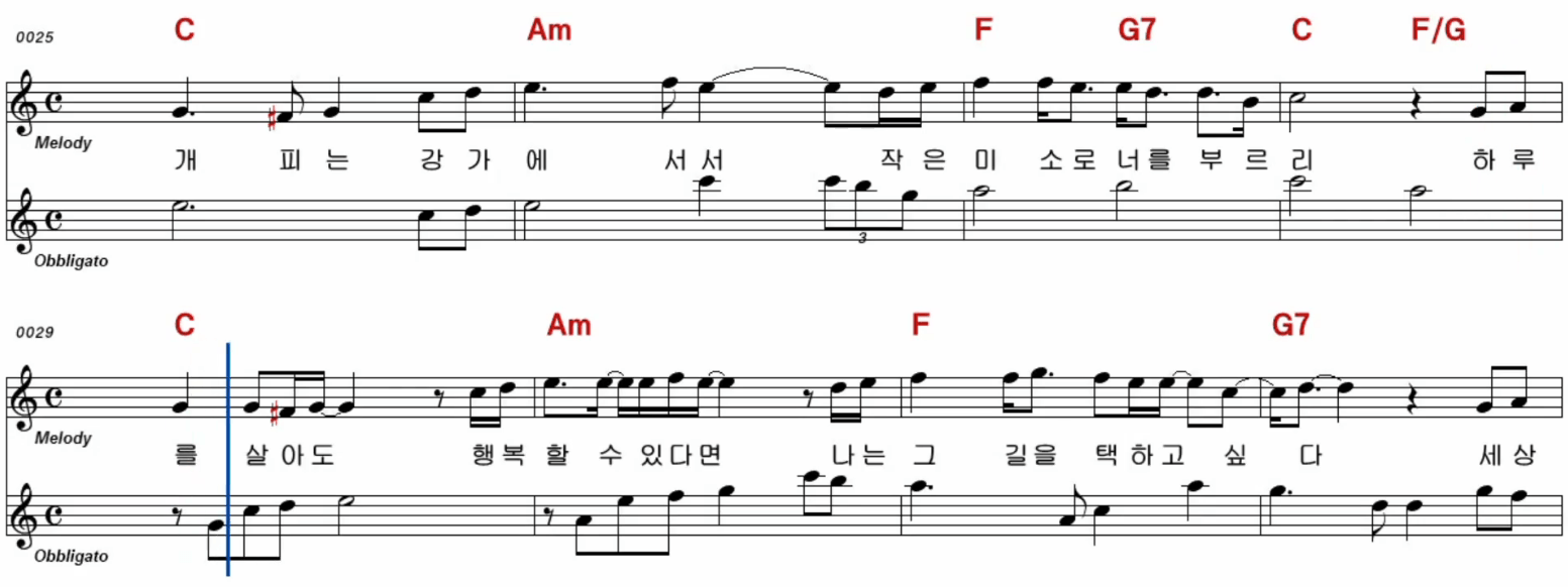 김종환 사랑을 위하여 노래방 악보