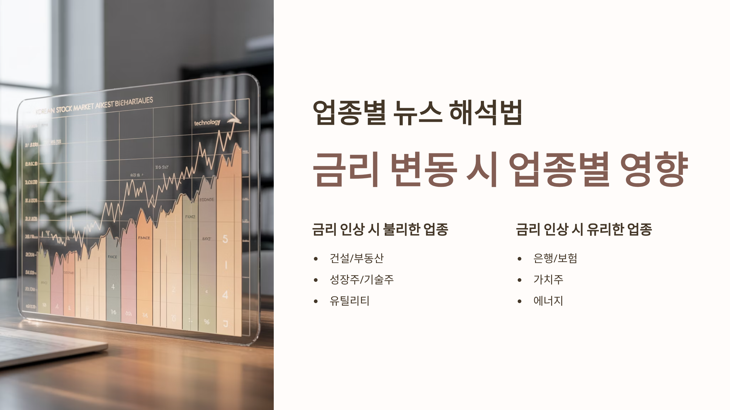 경제뉴스 업종별 해석법