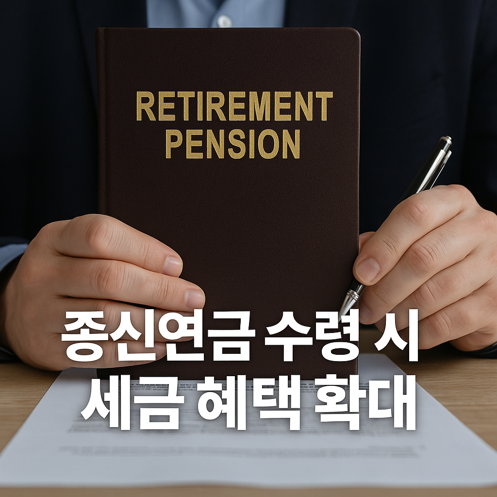 종신연금 수령 시 세금혜택 확대