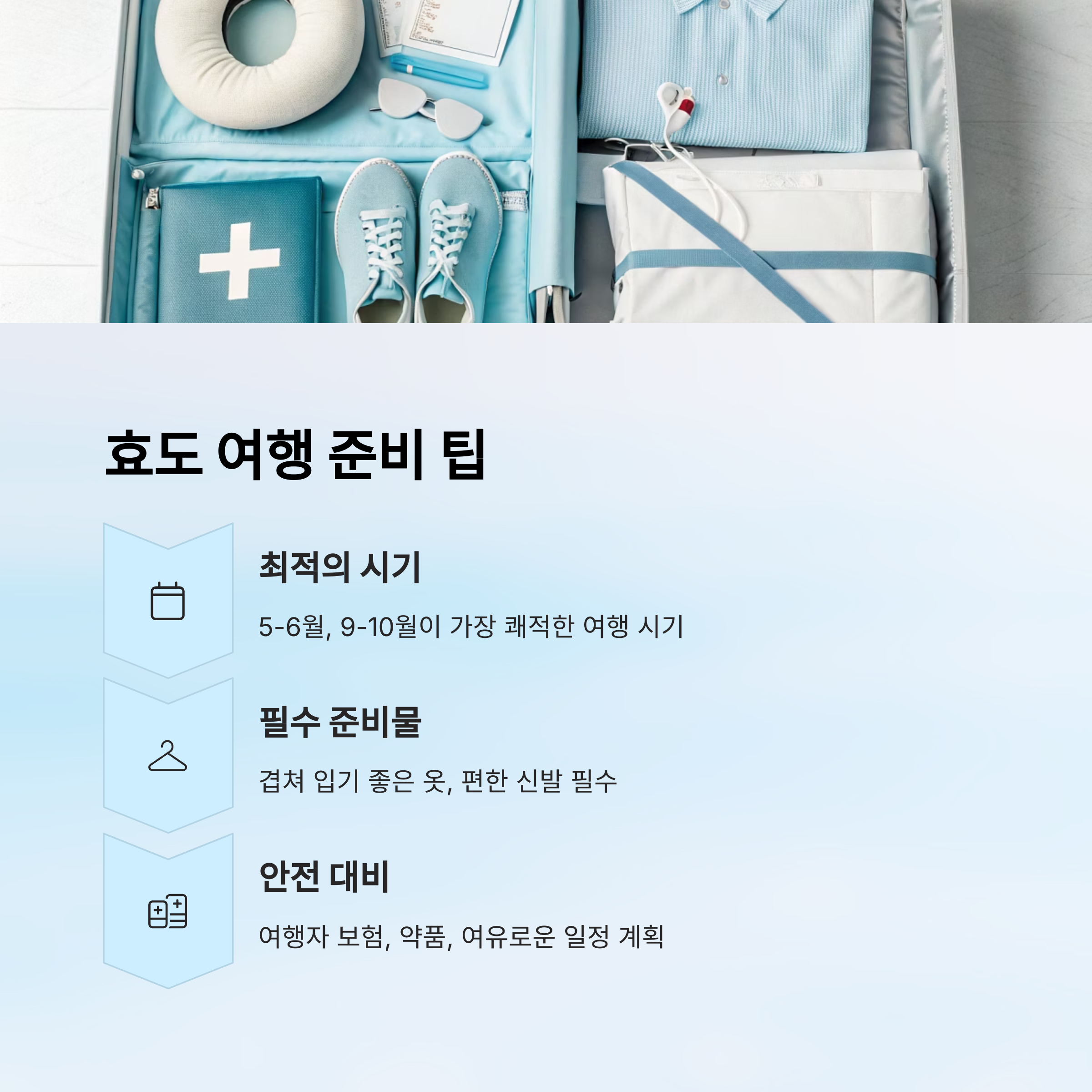 효도 여행 준비팁