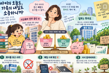 소비습관 바꿔 노후자금 준비하는 중년 직장인의 투자 고민하는 이미지