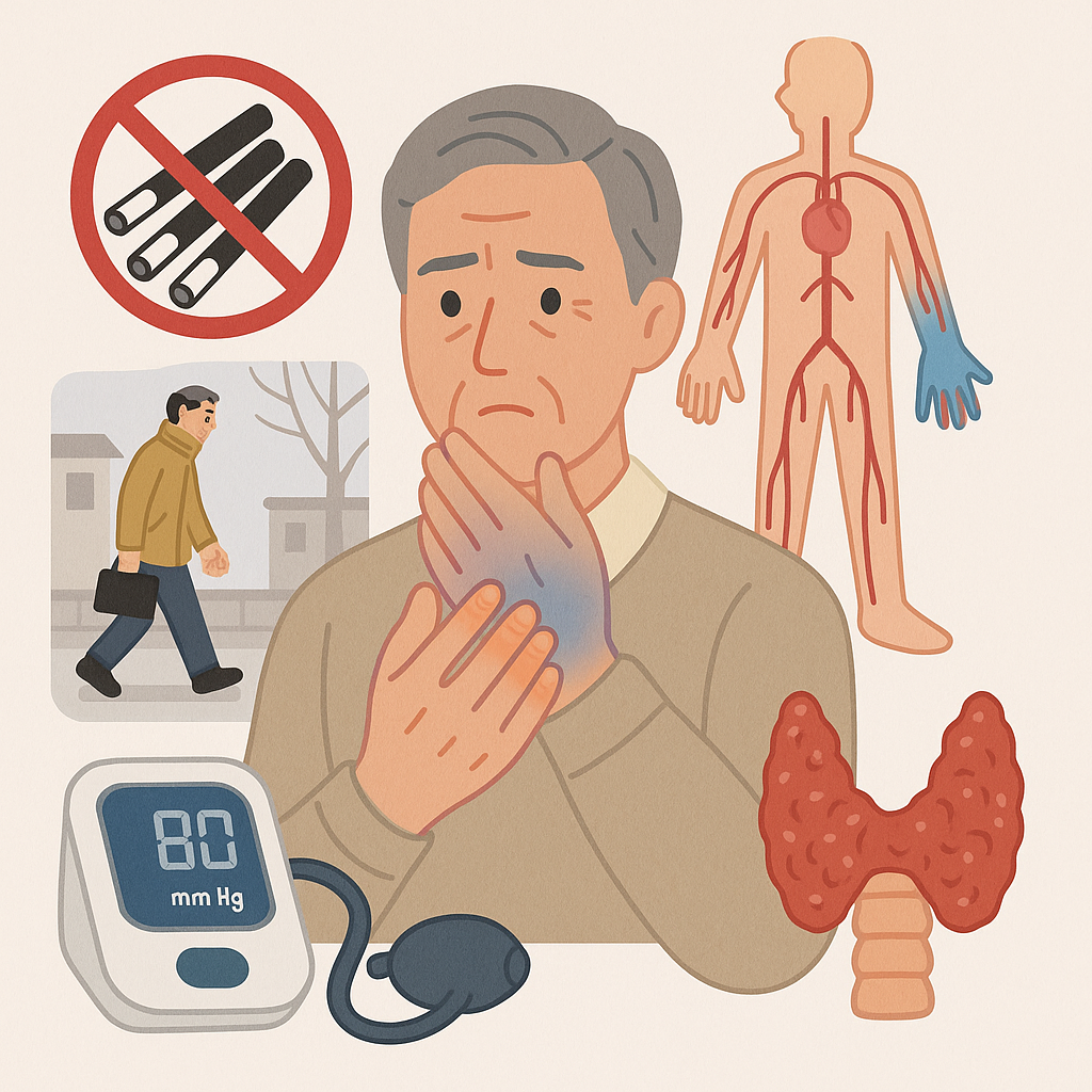 손발이 계속 차가운 경우