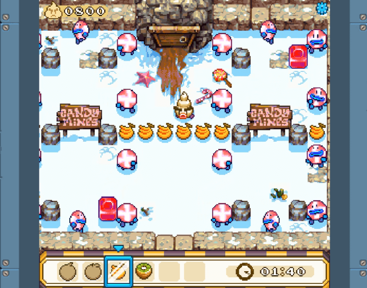 몬스터를-피하면서-과일을-수집하는-화면