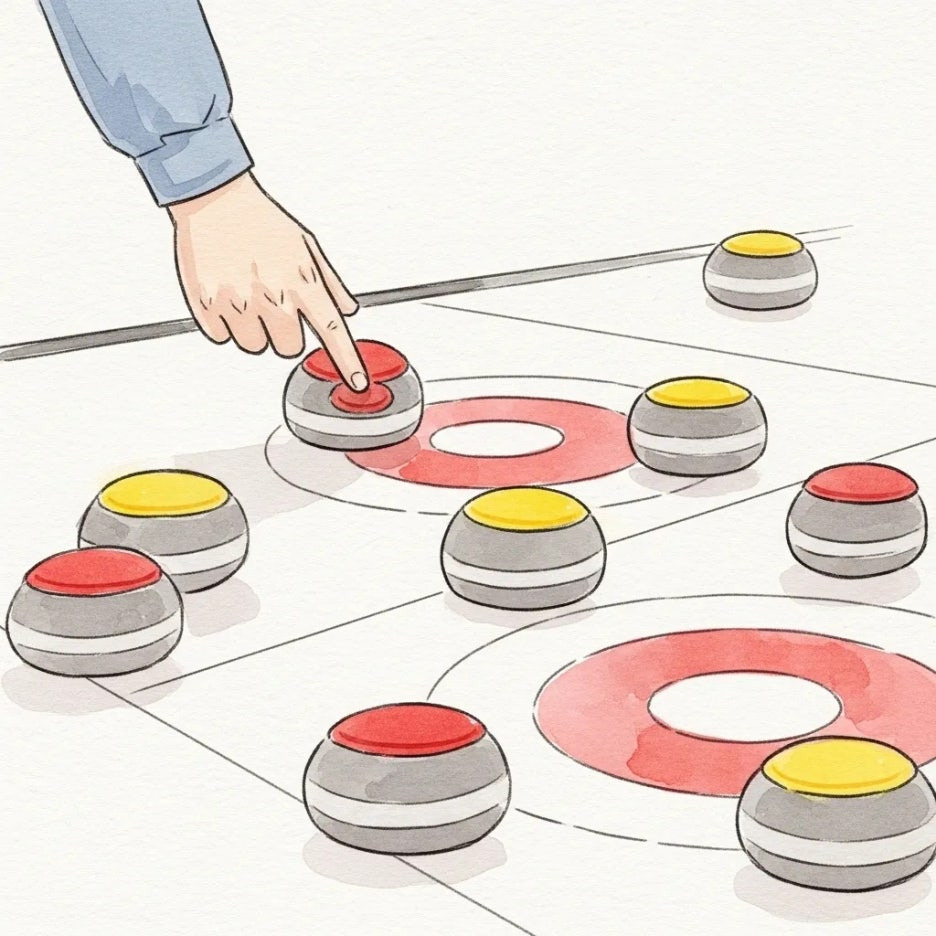 엔드가 끝난 후 하우스 주변의 다양한 스톤들