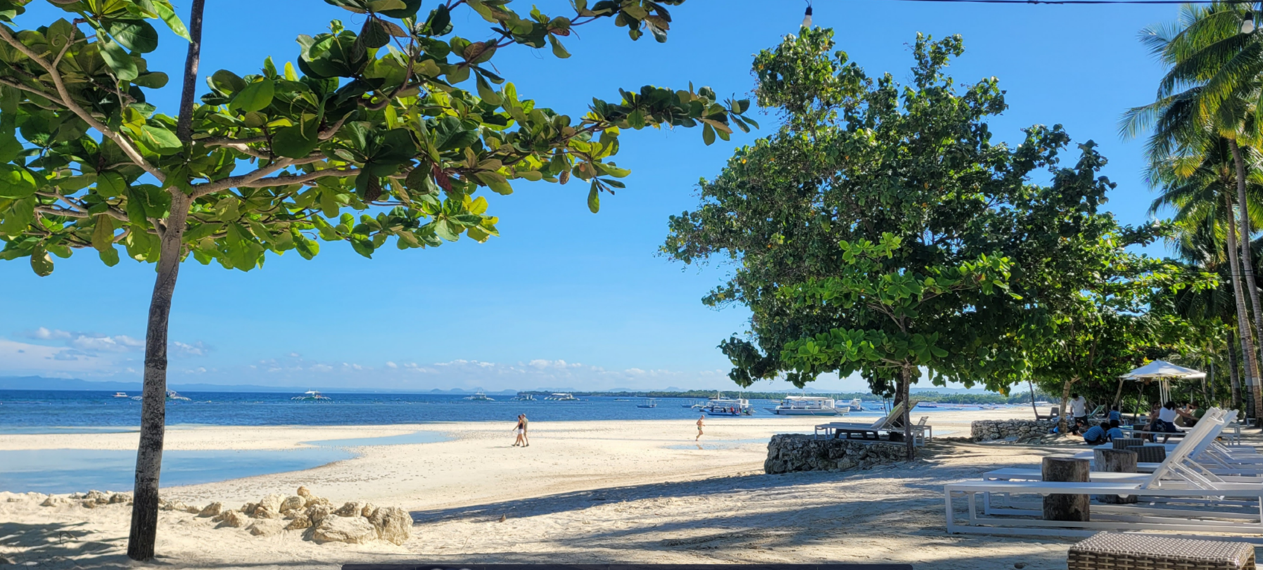 돌호 비치의 한적한 모습