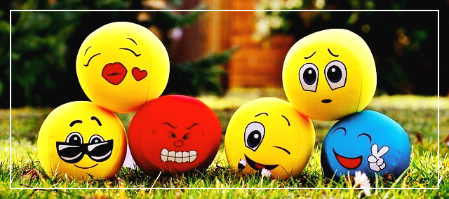 감정을 그림으로 화남, 기쁨, 불안을 색으로 해석