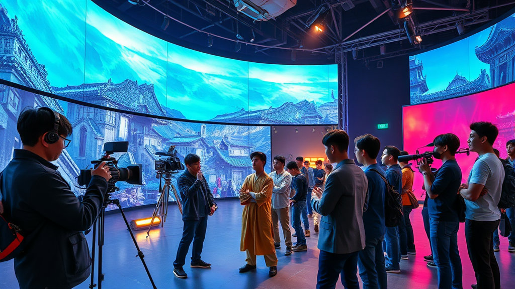 LED 볼륨 스튜디오에서 실시간 합성으로 구현하는 한국 액션영화 촬영 현장